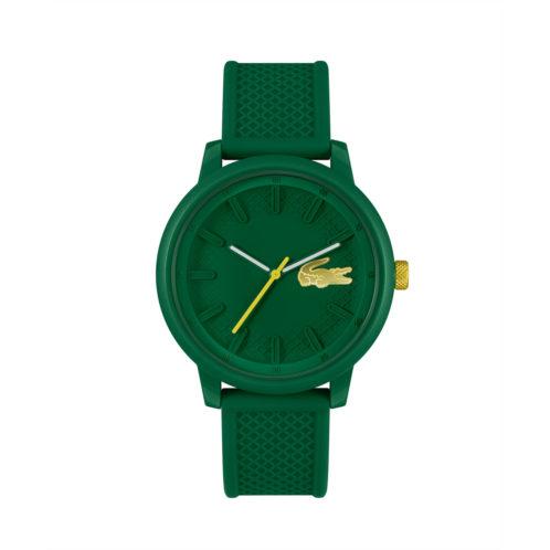 Lacoste Mens L.12.12 Hero Green Silicone Watch