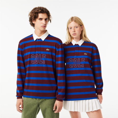 Lacoste Unisex Long Sleeve Striped Rugby Shirt
