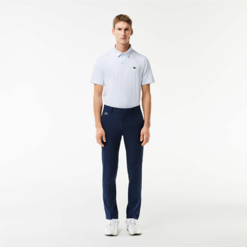 Lacoste Mens Slim Fit Sweat-Wicking Twill Golf Pants