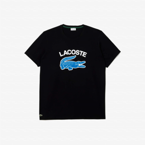 Lacoste Mens Tall Fit Contrast Logo T-Shirt
