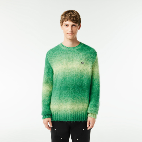 Lacoste Mens Ombre Effect Alpaca Wool Sweater