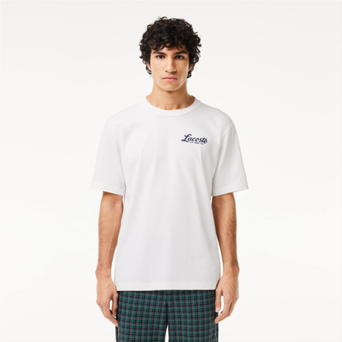 Lacoste Mens Relaxed Fit Ultra-Dry Printed Golf T-Shirt