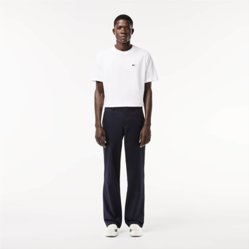 Lacoste Mens Straight Fit Cotton Twill Pants