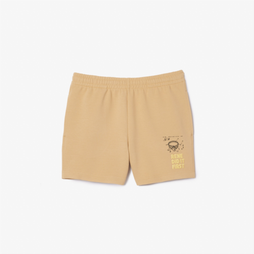 Lacoste Unisex Double-Face Printed Pique Shorts