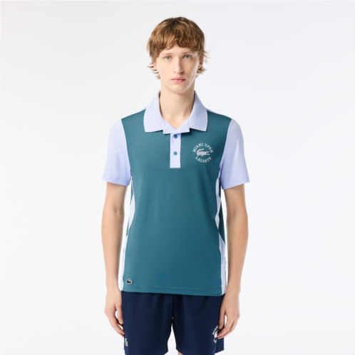 Lacoste Mens Miami Open Edition Ultra-Dry Tennis Polo