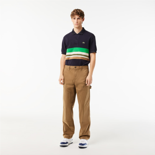 Lacoste Mens Straight Fit Cotton Twill Cargo Pants