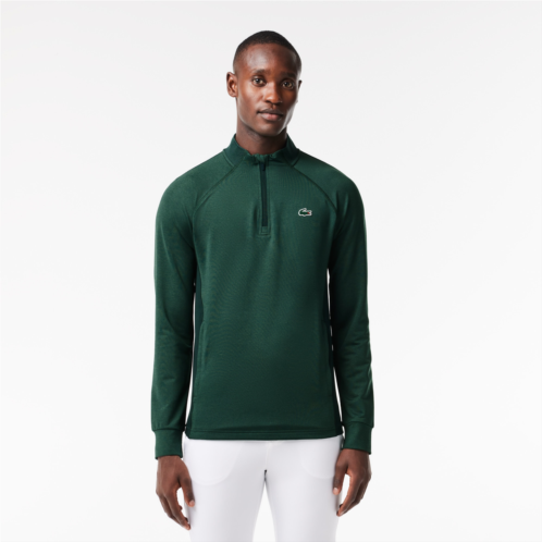 Lacoste Mens Quarter-Zip Golf Sweatshirt