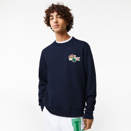 Lacoste Mens Badge Organic Cotton Sweatshirt