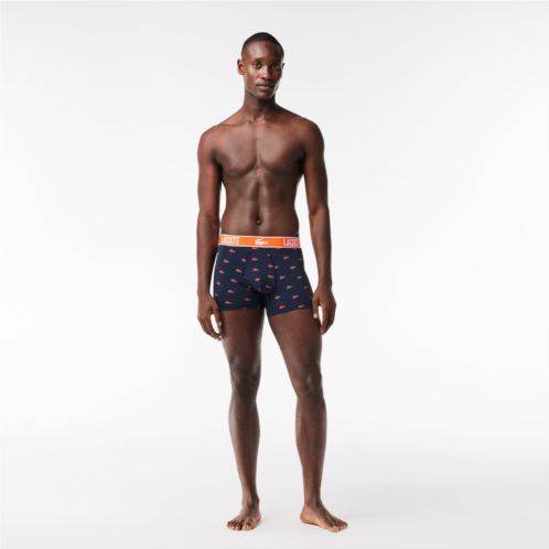 Lacoste Mens Recycled Polyester Jersey Trunks 3-Pack