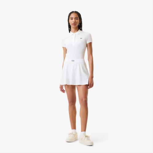 Lacoste Womens Pleated Back Ultra-Dry Tennis Skirt