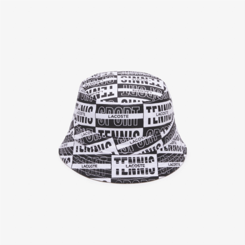 Lacoste Unisex Reversible Printed Cotton Bucket Hat