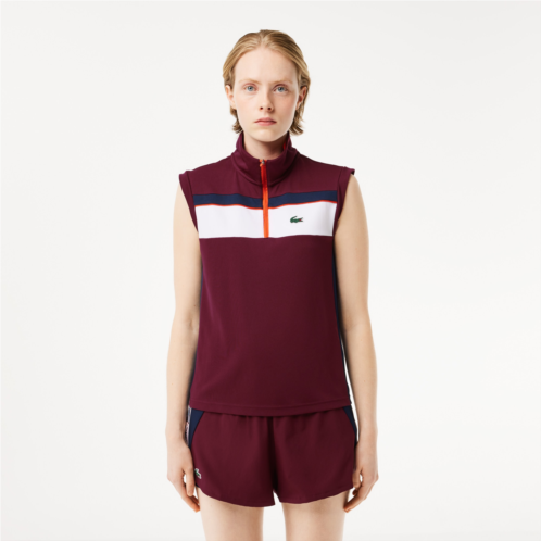 Lacoste Womens Ripstop Pique Ultra-Dry Tennis Polo