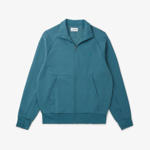 Lacoste Mens Cotton Blend Zip-Up Sweatshirt