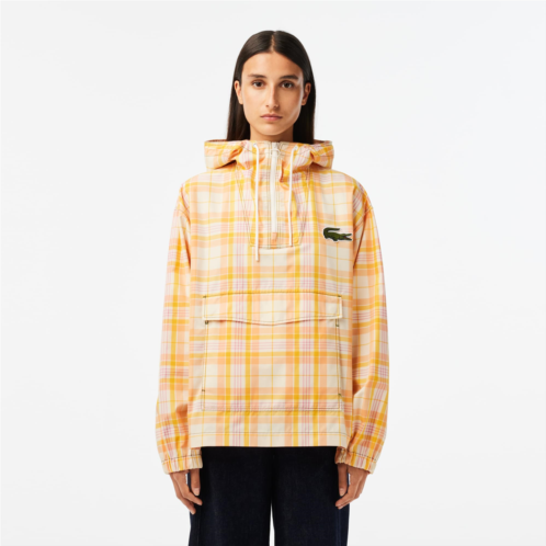 Lacoste Womens Checked Pull-Over Jacket