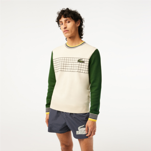 Lacoste Mens Relaxed Fit Organic Cotton Sweater