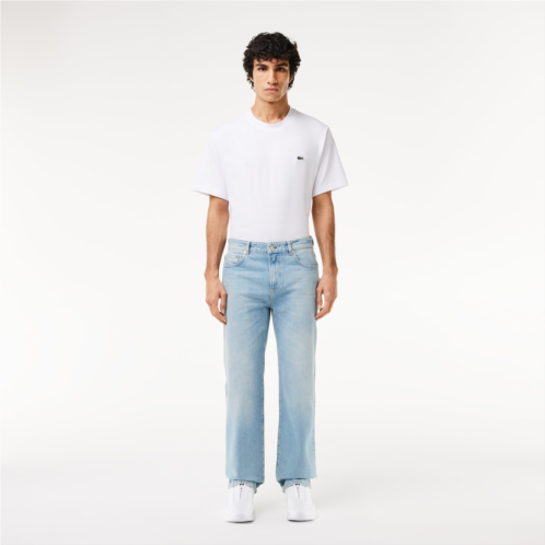 Lacoste Mens 5 Pocket Straight Cut Indigo Jeans