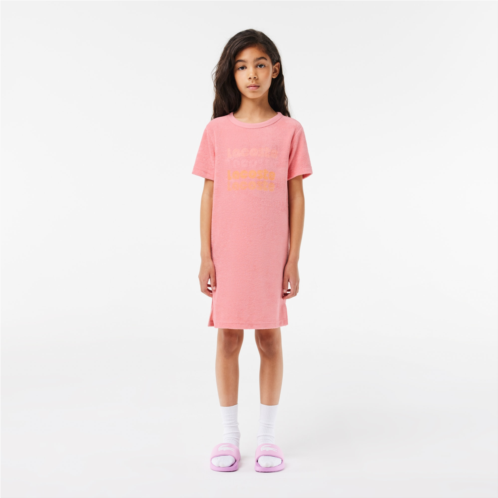 Lacoste Kids Terry Logo T-Shirt Dress