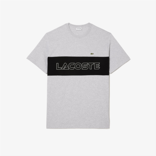 Lacoste Mens Tall Fit Colorblock Jersey T-Shirt
