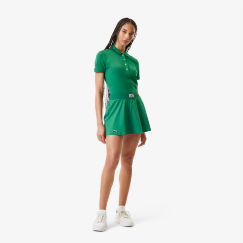 Lacoste Womens Pleated Back Ultra-Dry Tennis Skirt