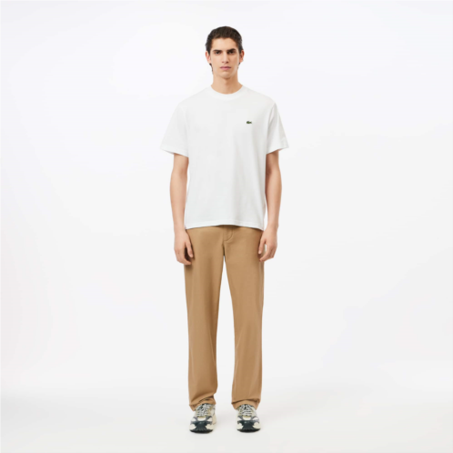 Lacoste Mens Straight Fit Cotton Twill Pants
