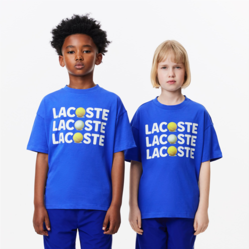 Lacoste Kids Relaxed Fit Cotton Tennis Ball T-Shirt