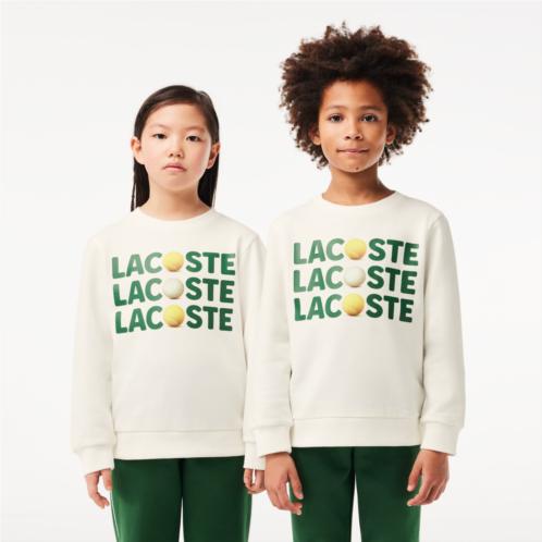 Lacoste Kids Printed Crew Neck Sweatshirt