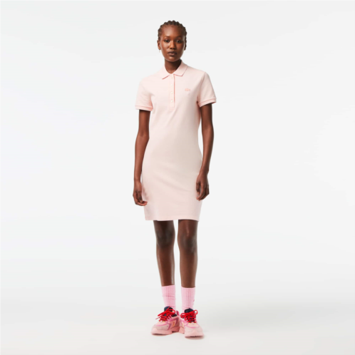 Lacoste Womens Slim Fit Stretch Cotton Pique Polo Dress