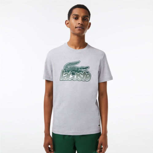 Lacoste Mens Cotton Jersey Print T-Shirt