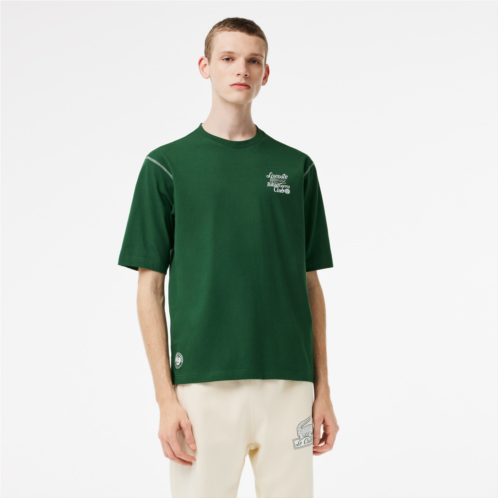 Lacoste Mens SPORT Roland Garros Edition Chunky Jersey T-Shirt