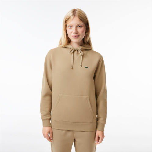 Lacoste Womens Loose Fit Cotton Blend Hoodie