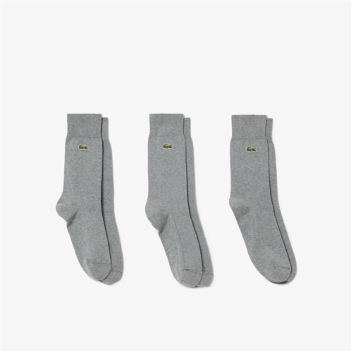 Lacoste Unisex 3-Pack High-Cut Socks