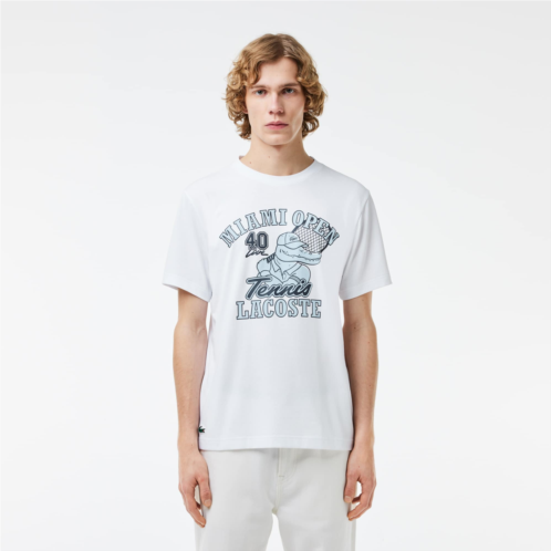 Lacoste Mens Miami Open Edition Ultra-Dry Tennis T-Shirt