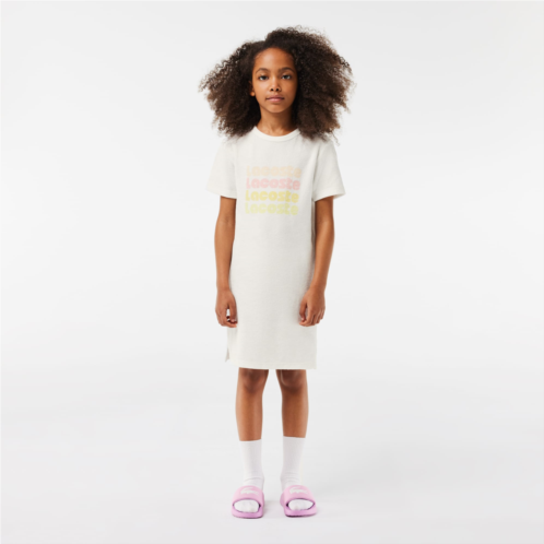 Lacoste Kids Terry Logo T-Shirt Dress