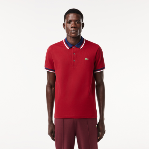 Lacoste Regular Fit Contrast Collar Polo