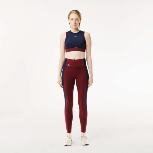 Lacoste Womens Stretch Sport Leggings with Pockets