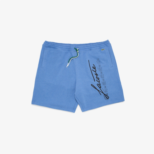 Lacoste Mens Branded Cotton Shorts
