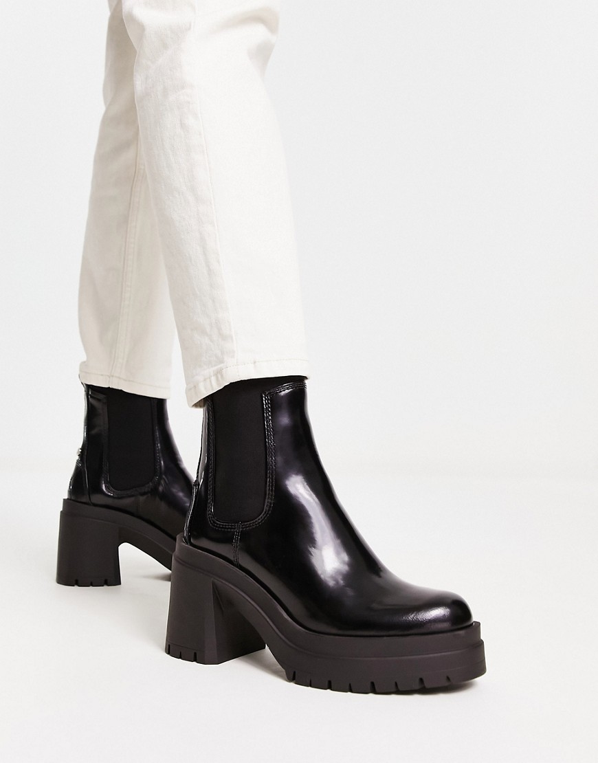 ALDO Bigmood leather chelsea boots in black