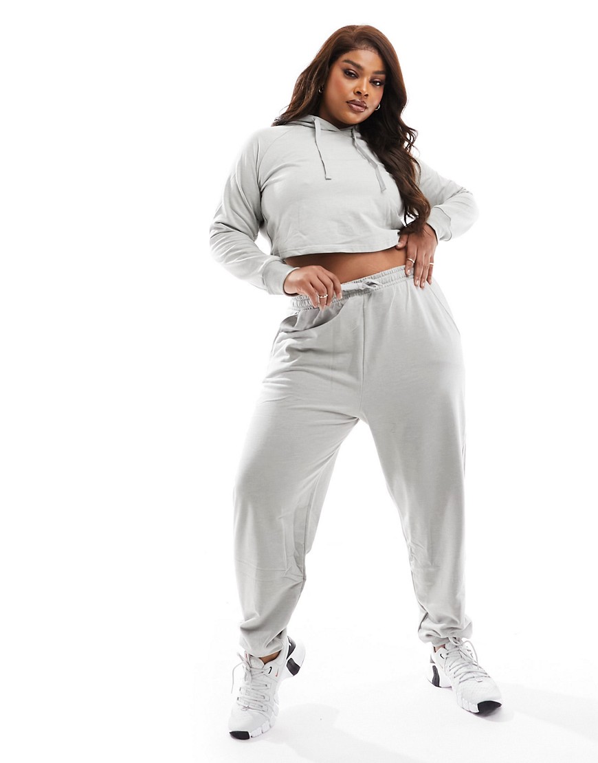 ASOS 4505 Curve Icon slim training sweatpants in loop back in gray - part of a set