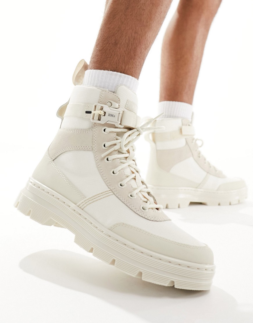 Dr Martens Combs Tech boots in white