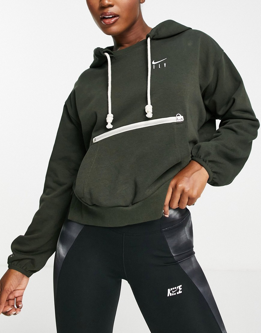 Nike Basketball Dri-FIT hoodie in green