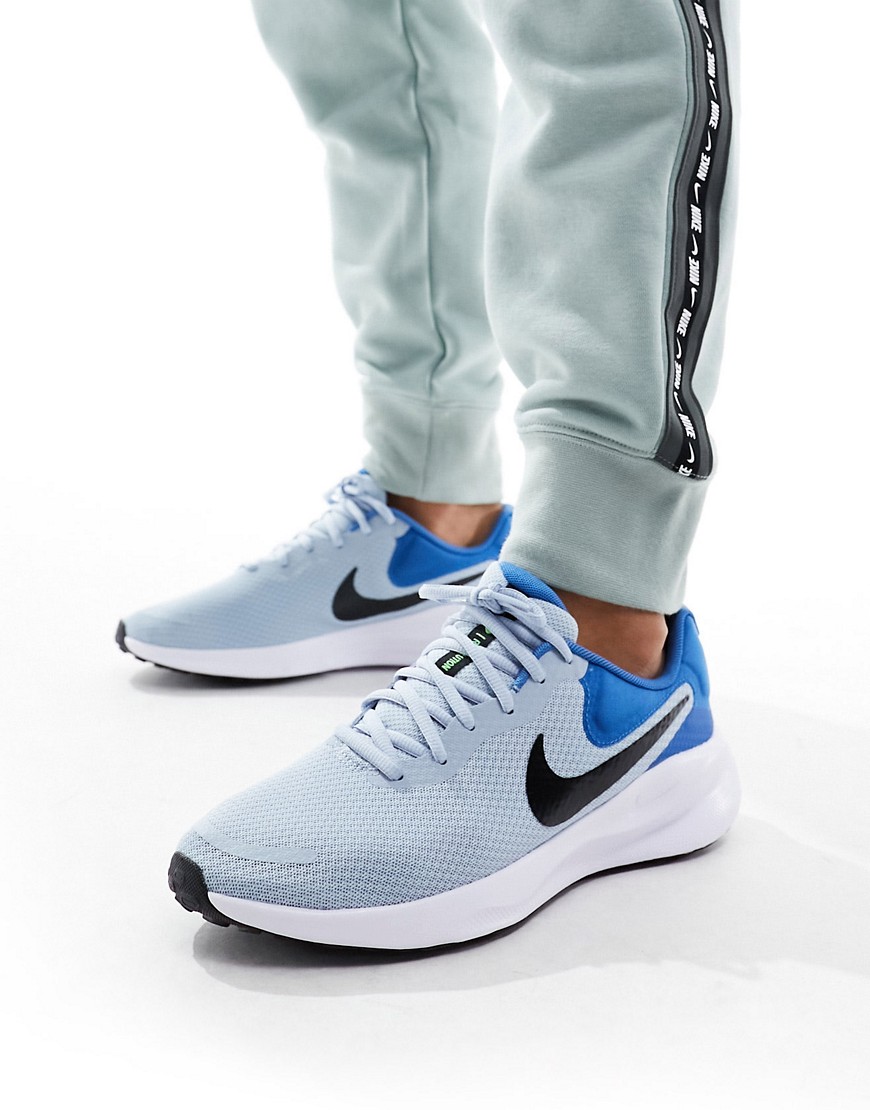 Nike Running Revolution 7 sneakers in blue