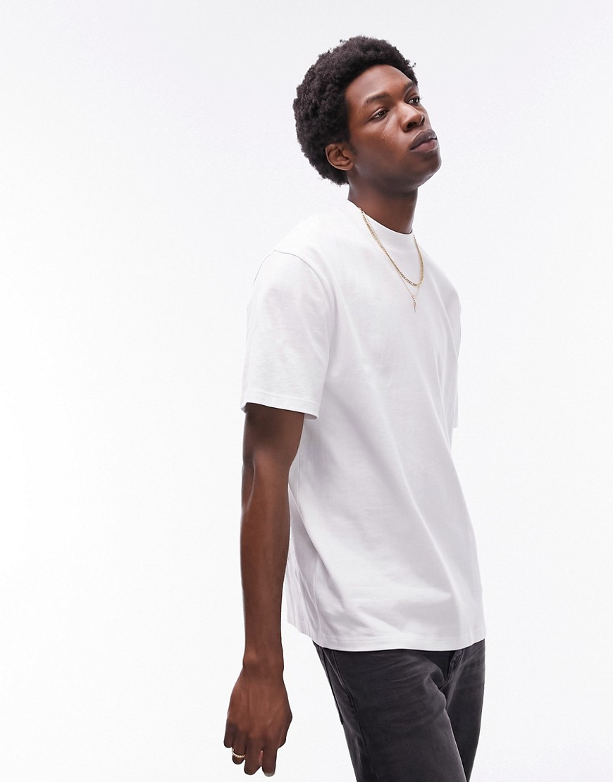 Topman 2-pack oversized fit T-shirts in white