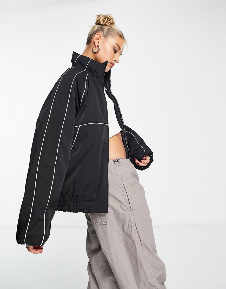 Weekday Cody tracksuit jacket in black - part of a set