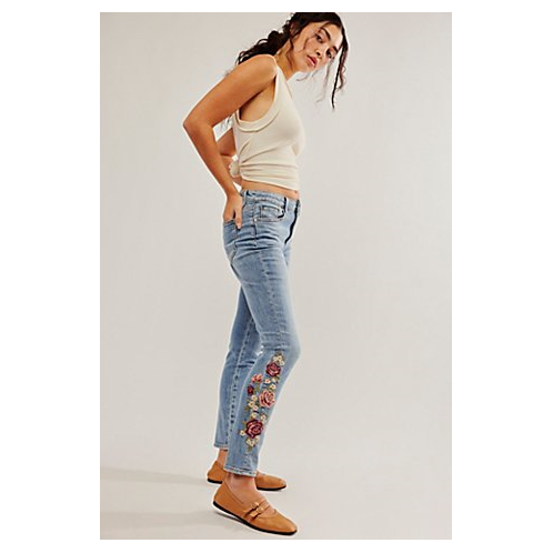 FreePeople Driftwood Jackie Embroidered Jeans