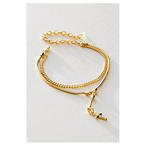 FreePeople Antique Dreams Gold Plated Anklet