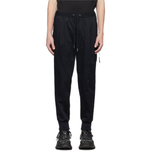 Moncler Navy Twill Trousers
