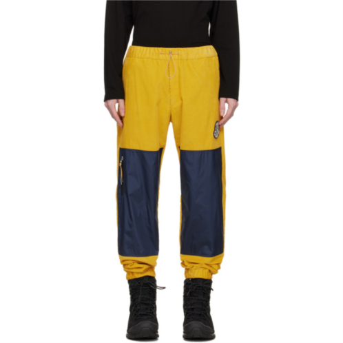 Moncler Yellow Colorblock Lounge Pants