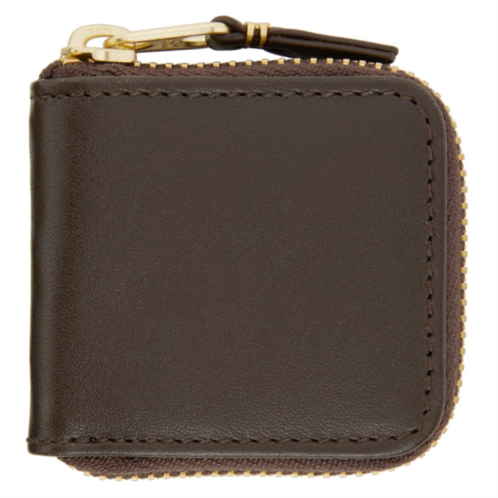 COMME des GARCONS WALLETS Brown Classic Leather Coin Pouch