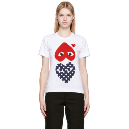 COMME des GARCONS PLAY White Heart T-Shirt