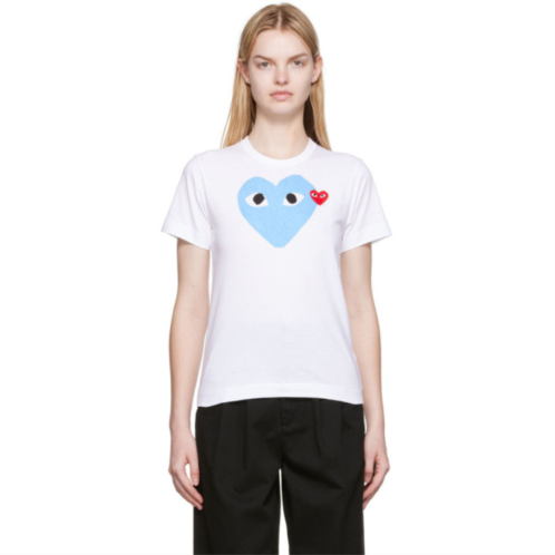 COMME des GARCONS PLAY White Heart Patch T-Shirt